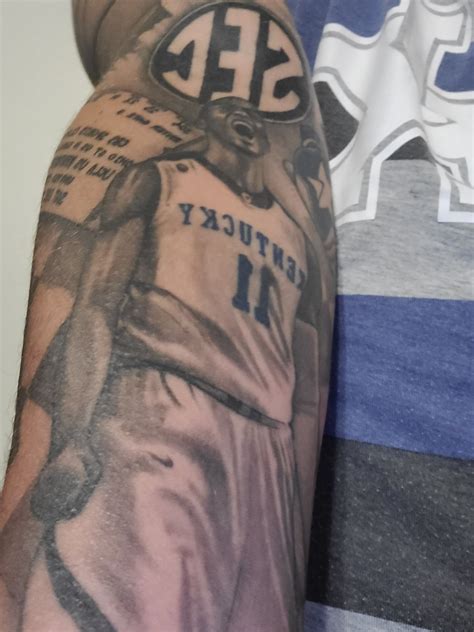 John Wall Back Tattoos