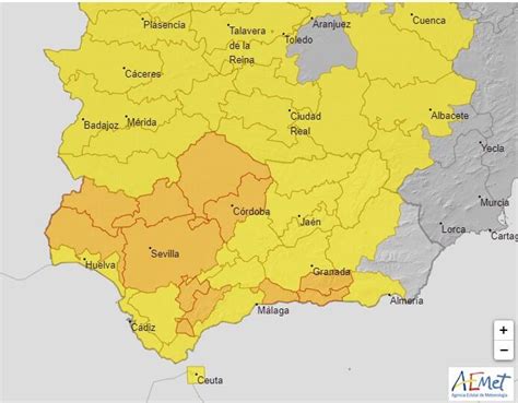 Borrasca Aline Avisos Naranjas Por Lluvias Y Viento En Toda Andaluc A