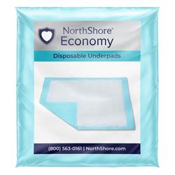 NorthShore Economy Disposable Chux Underpads | Incontinence Supplies