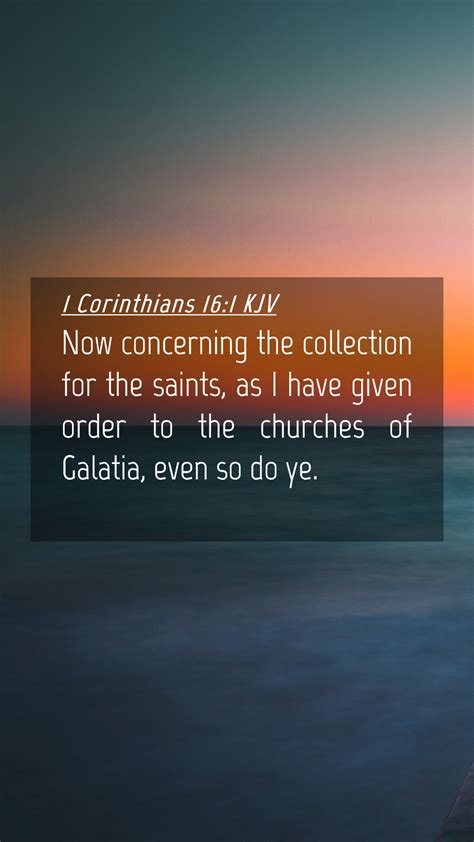 Corinthians Kjv Mobile Phone Wallpaper Now Concerning The