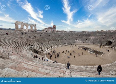 Arena Di Verona Roman Amphitheatre Editorial Stock Photo Image Of