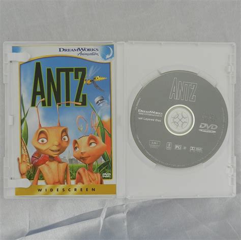 Dreamworks Antz Dvd Disc In White Plastic Case With Insert