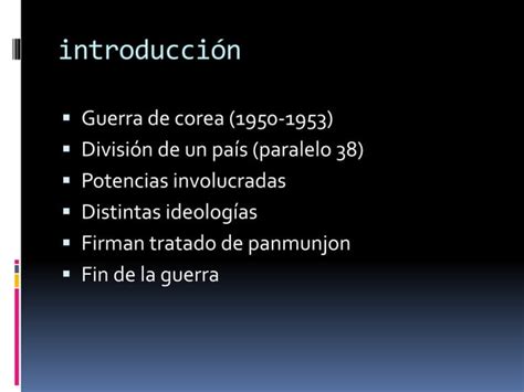 PPT ALUMNOS 1A Guerra De Corea PPT