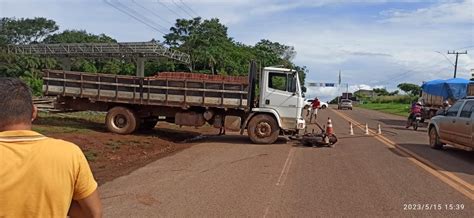 Homem Tem Parte Da Perna Arrancada Ap S Moto Bater Em Cabo De A O Preso