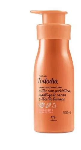 Creme Hidratante Para Corpo Natura Tododia Manga Rosa E Agua De Coco