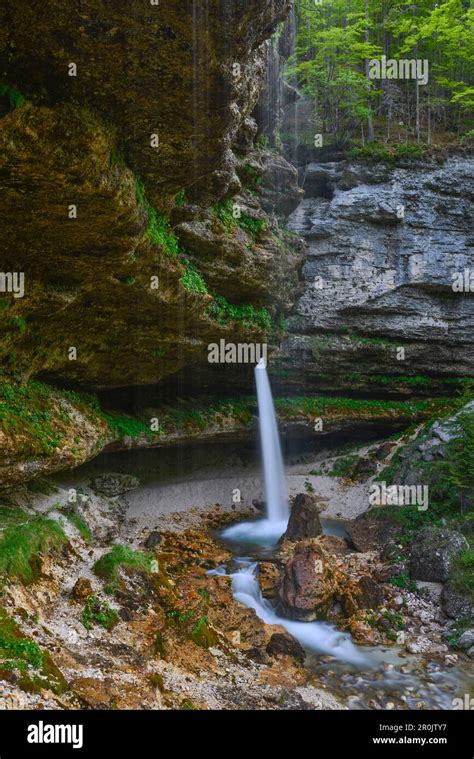 Waterfall Slap Pericnik Falls Cascade Vrata Valley Zgornji