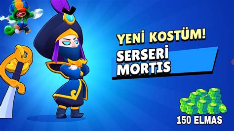 SERSERİ MORTİS ALDIM 150 ELMAS EFSANE KOSTÜM Brawl Stars YouTube