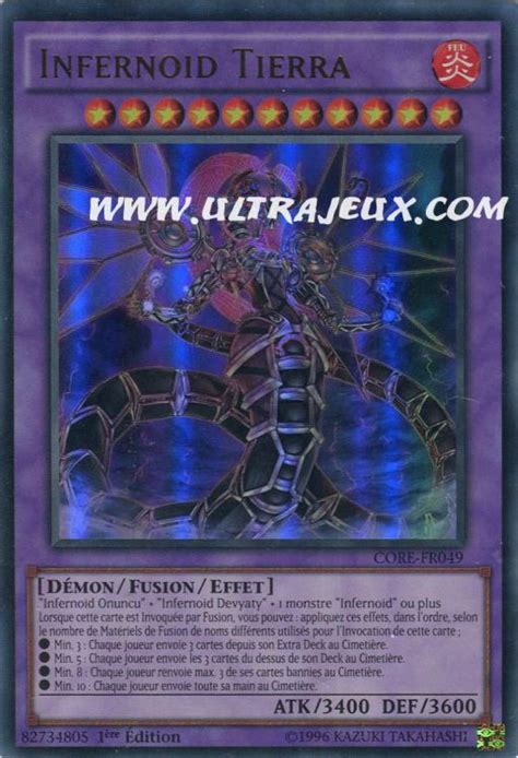 Carte Yu Gi Oh Infernoid Tierra CORE FR049