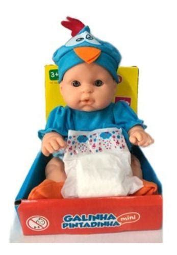 Boneca Bebê Galinha Pintadinha Mini Baby Roma Brinquedos