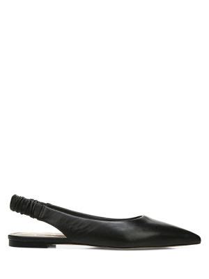 Sam Edelman Whitney Pointy Leather Slingback Flats Thebay