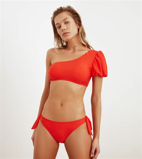 Buy Trendyol Tie Up Bikini Briefs In Red 6thStreet Bahrain