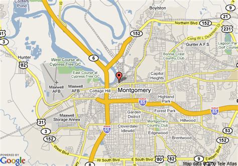 Montgomery Al Neighborhood Map