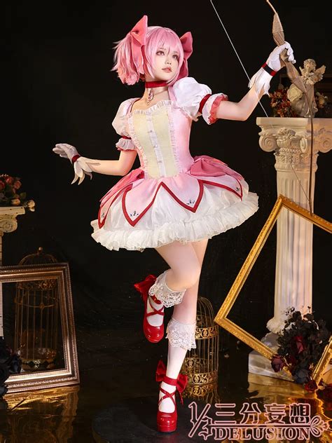 Pre Sale Anime Puella Magi Madoka Magica Cosplay Magical Girl Kaname