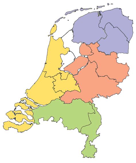 List Of Regions Of The Netherlands Wikipedia