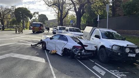 Parkville Melbourne Wild Dashcam Captures Couples Alleged Police