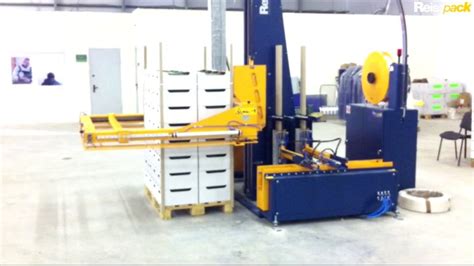 Revolutionary Pallet Strapping Machine Automated Horizontal Strapping