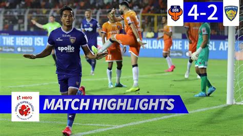 Fc Goa 4 2 Chennaiyin Fc Agg 5 6 Hero Isl 2019 20 Semi Final 1