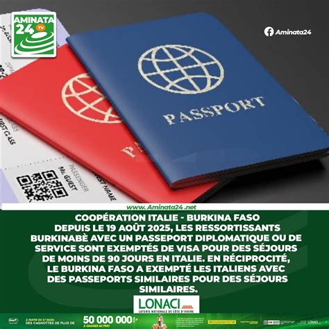 Aminata - Coopération Italie - Burkina Faso Depuis le 19 août 2025, les