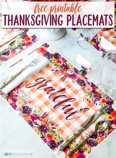 Free Printable Thanksgiving Placemats | Thanksgiving placemats ...