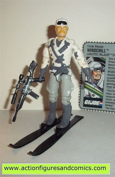 Gi Joe Wind Chill 1989 Hasbro Toys Vintage Action Figures Complete Gi