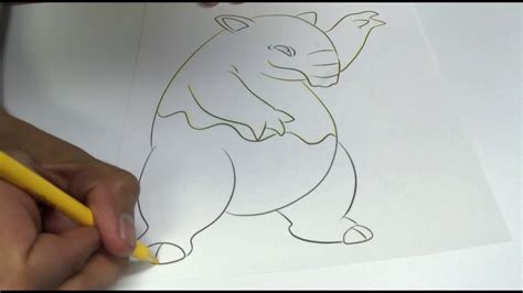 Pokemon Drowzee Coloring Page Youtube