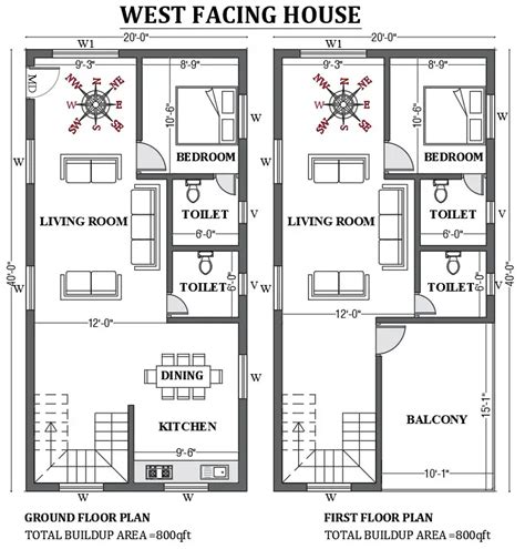 X Free West Facing House Plan As Per Vastu Shastra Is Given In