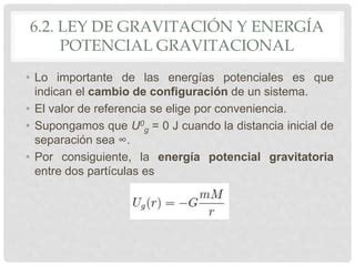 VI Gravitación 2 Ley de gravitación y energía potencial gravitatoria PPT