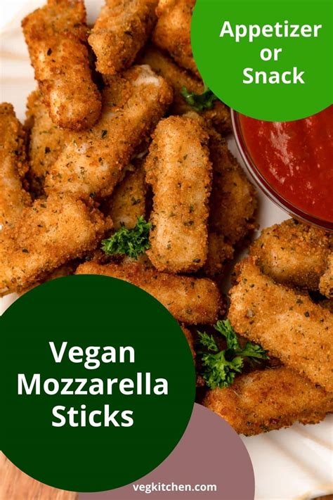 Vegan Mozzarella Sticks Vegan Recipe By Vegkitchen Karinokada