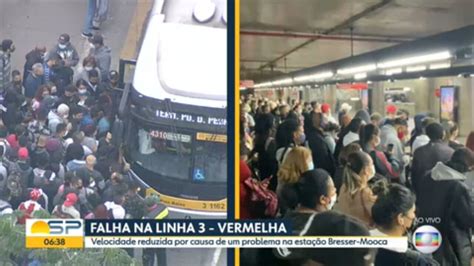 Falha na Linha 3 Vermelha afeta circulação de trens no Metrô de SP