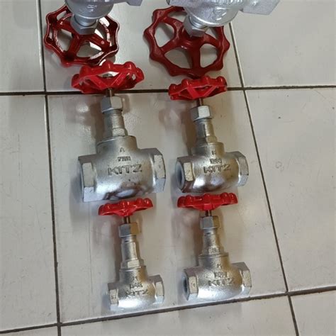 Globe Valve Stop Kran Steam Uap Kitz Inch Original Ductile Iron