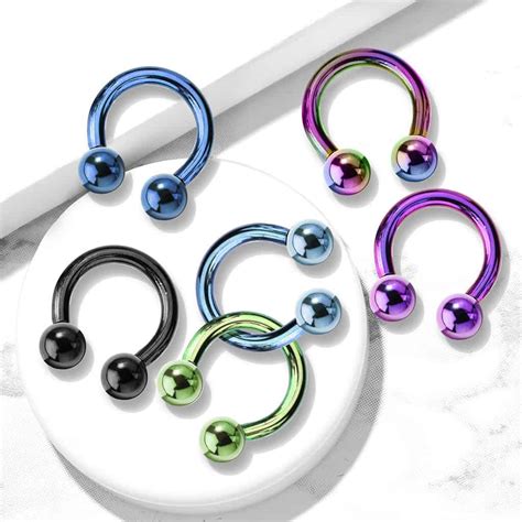 Titanium Circular Barbell 14g Bodymods Jewelry