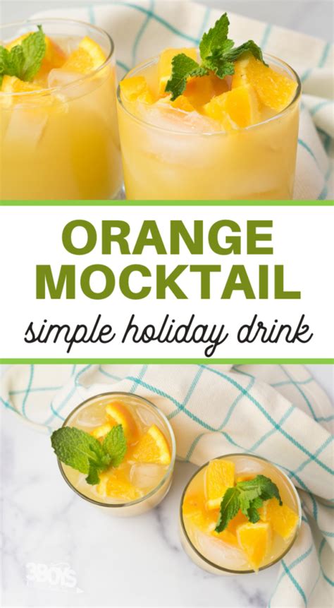 Refreshing Orange Mocktail Recipe Perfect Non Alcoholic Drink