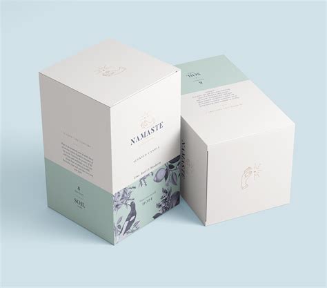 Candle packaging design on Behance