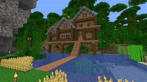 Minecraft House Ideas Jungle Wood - Design Talk