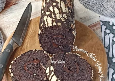 Resep Brownies Kukus Gulung Batik Oleh Puji Winarni Cookpad