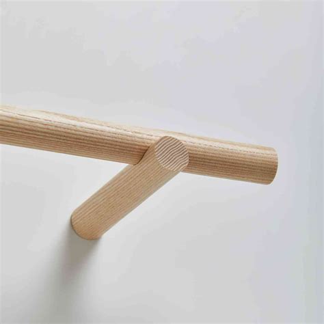 Карниз Loft круглый, одинарный, деревянный, цвет Натуральный, Varman ...