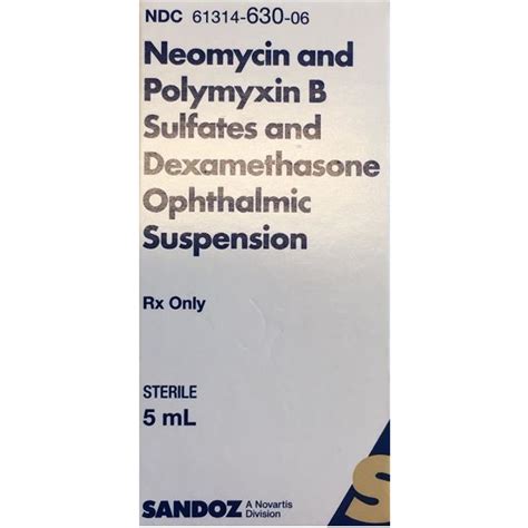 Neo Poly Dex Ophthalmic Suspension 5 Ml