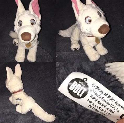 Disney Toys-R-US/Disney Store UK Bolt Plush by Disney1123 on DeviantArt