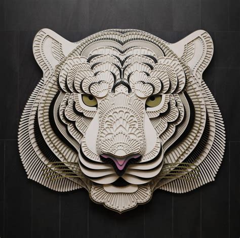 Detailed Portraits of Animals Combine Intricate Layers and Decorative ...