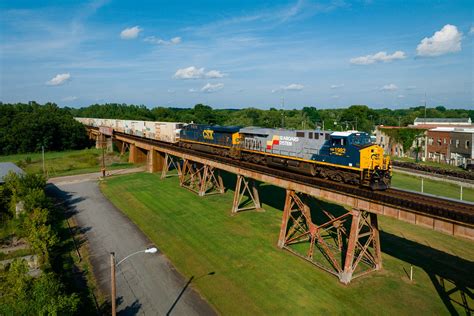 The Seaboard System Csx I031 Flies Over The Weldon Nc Via… Flickr