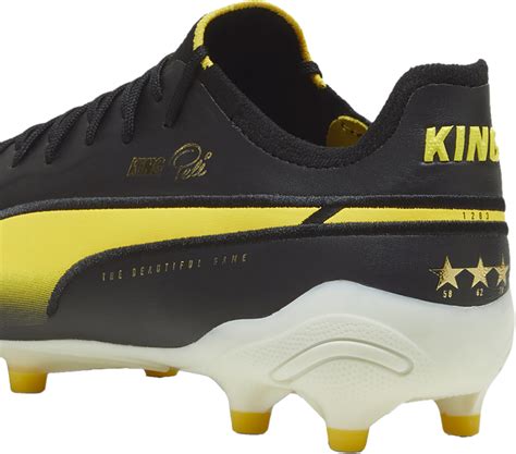 Buy Puma King Ultimate Pel Fg Ag Black White Pel Yellow Gold