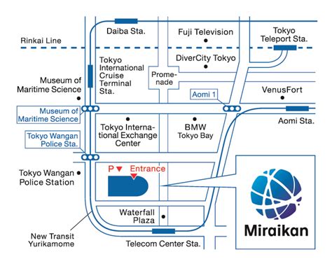 Location And Directions Miraikan The National Museum Of Emerging Science And Innovation