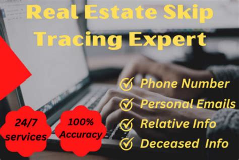 Do Real Estate Skip Tracing For Real Estate By Junaid Fiverr