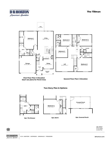 Floor Plan in Waterbridge | Myrtle Beach, SC | D.R. Horton
