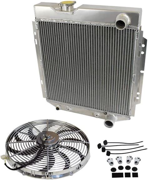 Amazon DEMOTOR PERFORMANCE 3 Row Aluminum Radiator For 1964 1966