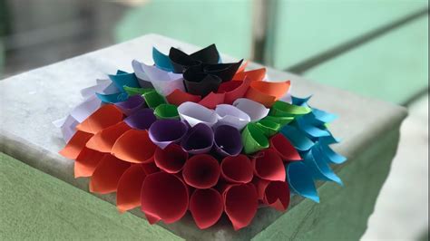 How To Make Beautiful Flower With Waste Paper Sunflower Alisha