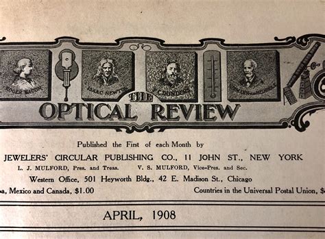 History of Opticians From a 100+ Year Old Book - Optician Now