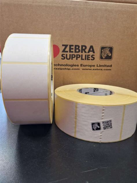 Zebra Thermoetikettenrollen 5 Rollen A 3090 Etiketten Z Perform 1000T