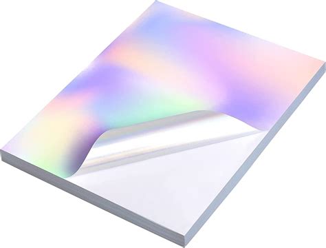 Buy Qixin Sheets Holographic Sticker Paper X Inch For Inkjet