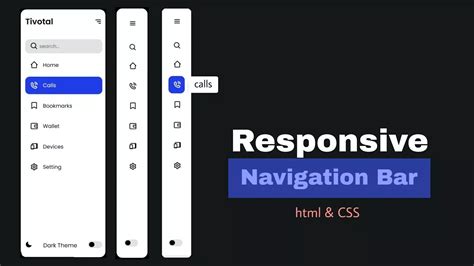 Responsive Sidebar Menu Using Html Css Javascript With Source Code